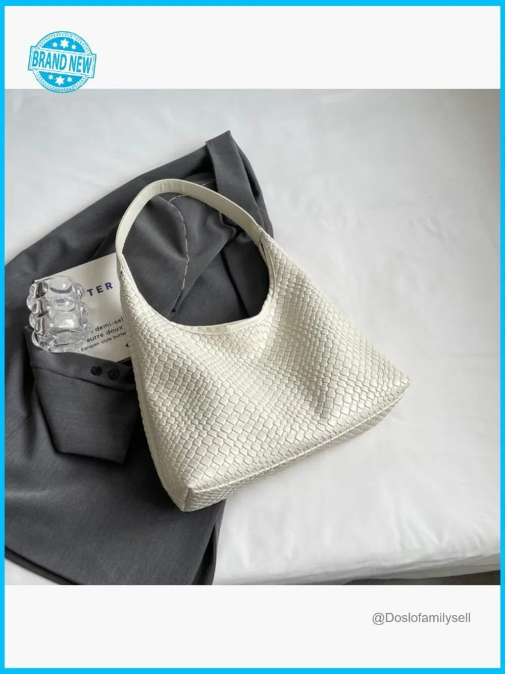 Large Capacity Vegan Leather Hobo Tote Bag with 2 Straps Shoulder Crossbody